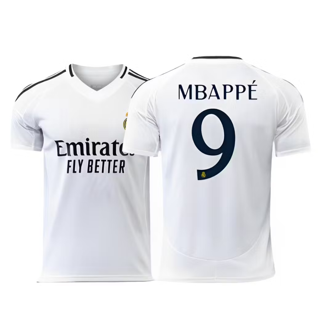 Kids and adults soccer jersey, Mbappé, Real Madrid (Home), Jersey