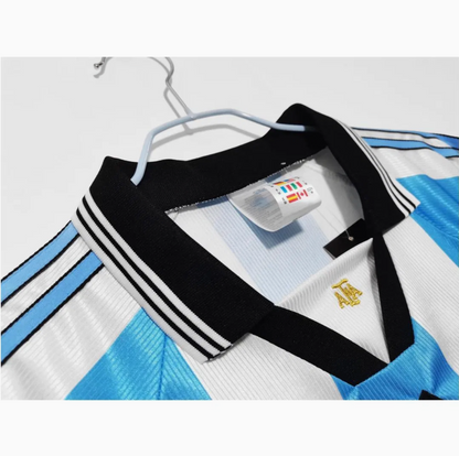 1998-1999 Argentina Home Shirt - Throwback Retro Player Edition