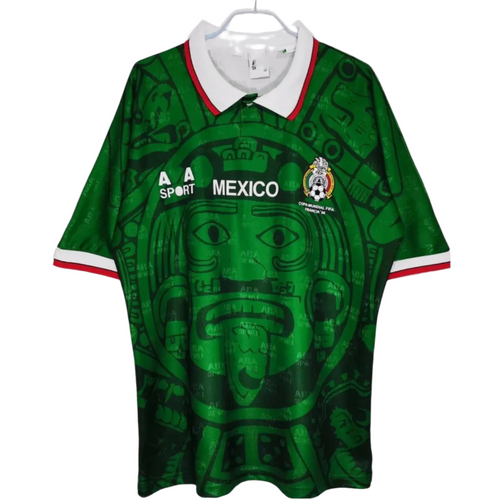 1998 Mexico Home Shirt - Throwback Retro Player Edition