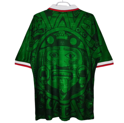 1998 Mexico Home Shirt - Throwback Retro Player Edition