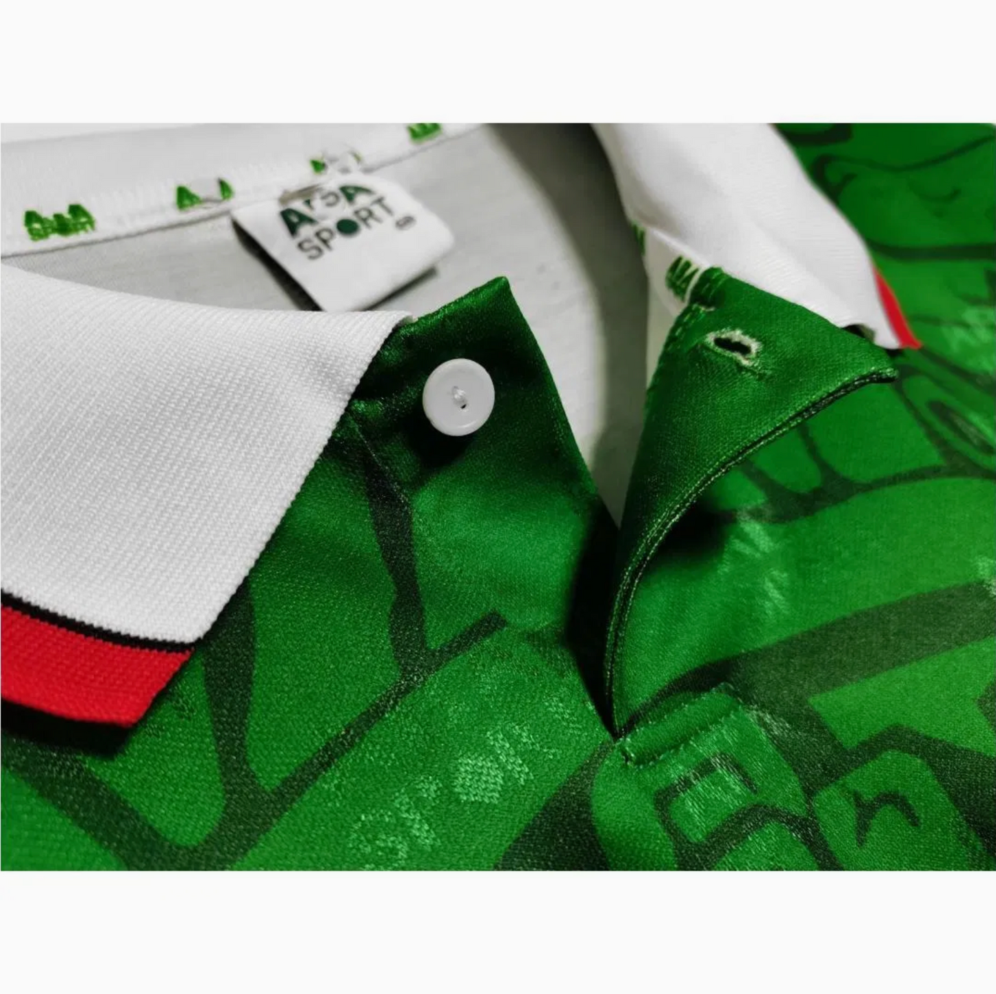 1998 Mexico Home Shirt - Throwback Retro Player Edition