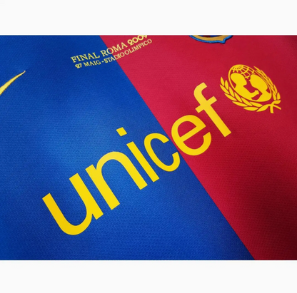 Barcelona Home Shirt 2008/09 - Retro Player Edition