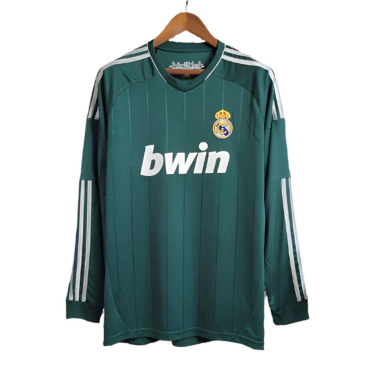 Real Madrid Retro Second Away Shirt 2012-2013 - Long Sleeve Player Version