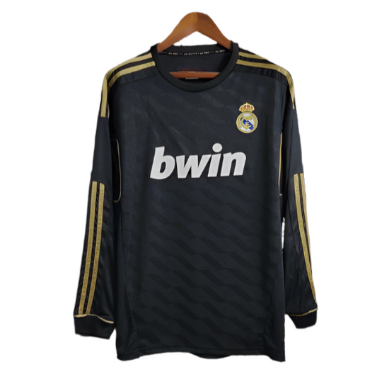 Real Madrid Retro Away Shirt 2011-2012 - Long Sleeve Player Version