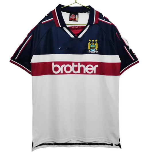 Manchester City Retro Away Kit 1997-1998 - Player Version