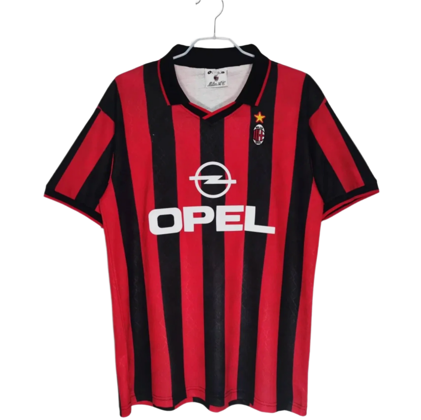 AC Milan Hemmatröja från 1995-1996 Säsongen – Retro Version