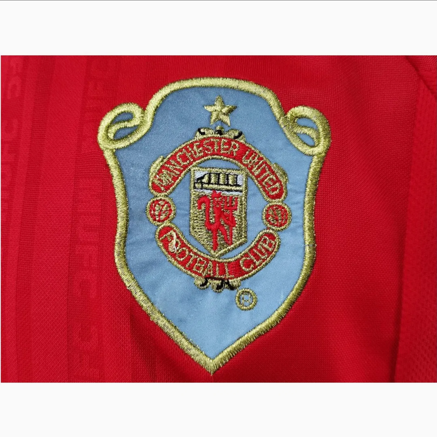 Manchester United Home Shirt from 1990 Season - Retro Player Version