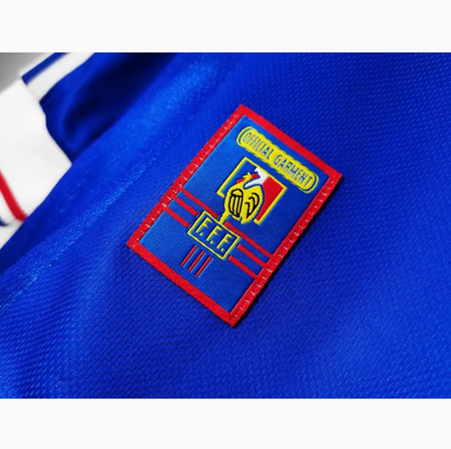 1998 France Home Shirt - Retro Long Sleeve Version