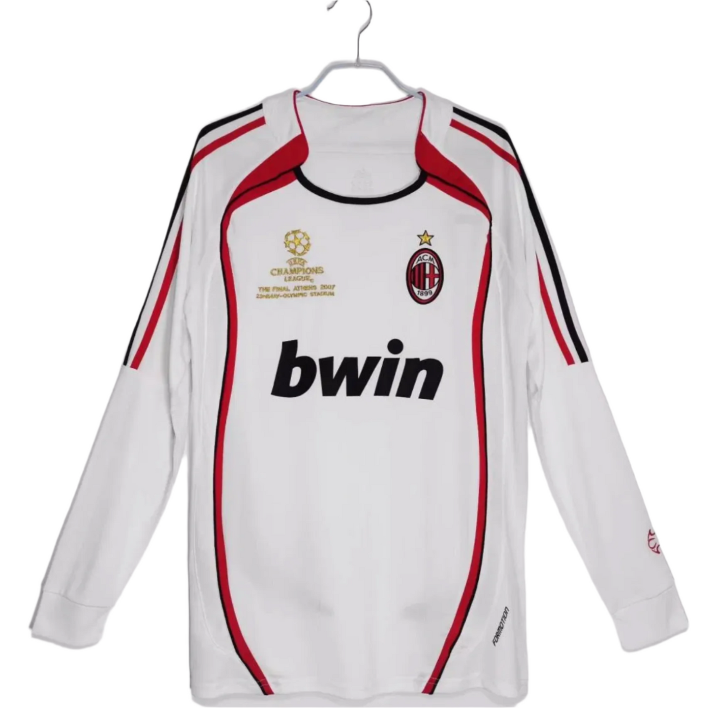 2006-2007 AC Milan Bortatröja – Retro Long Sleeve Version