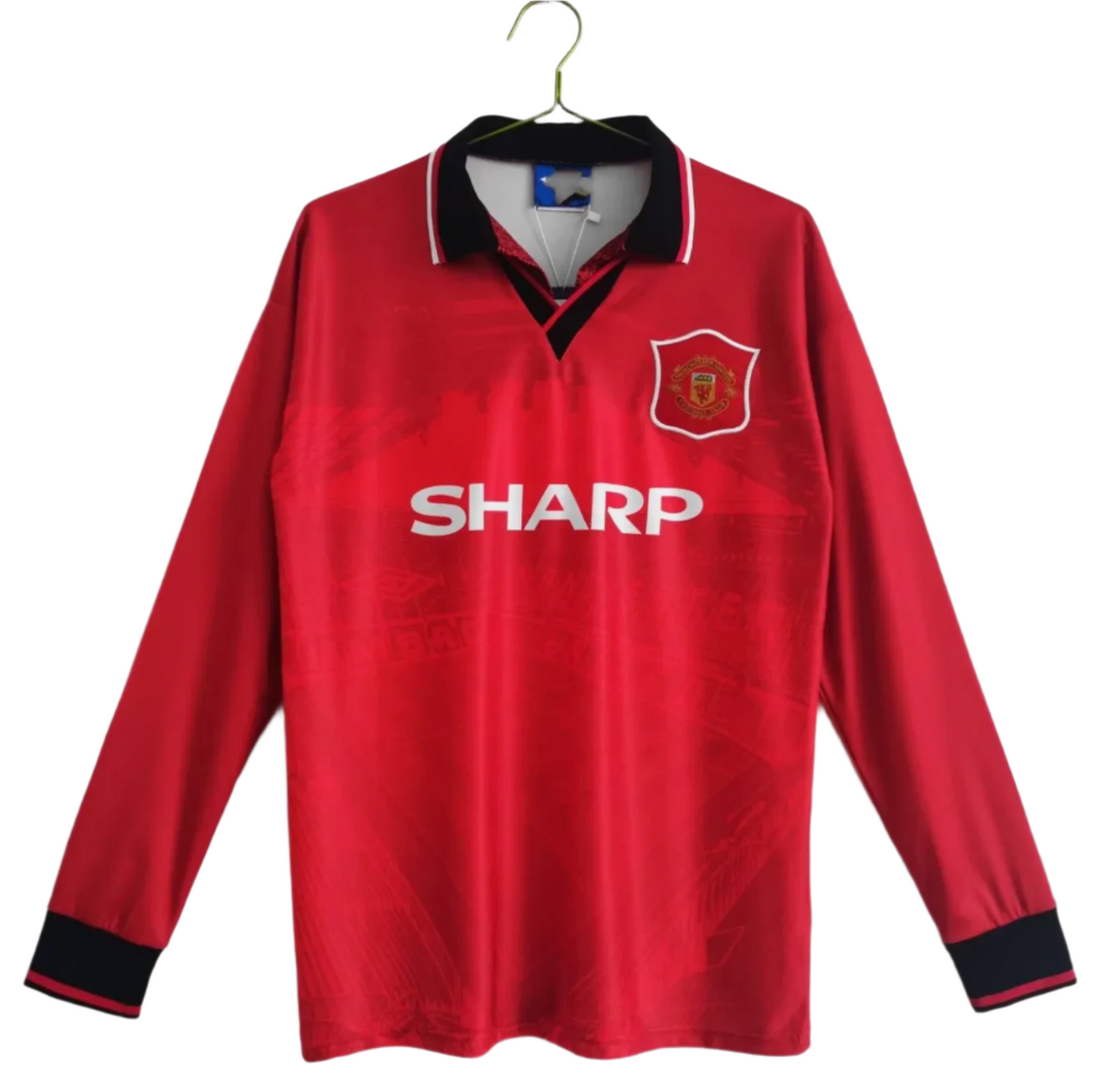 1994-1996 Manchester United Hemmatröja – Retro Version Long Sleeve