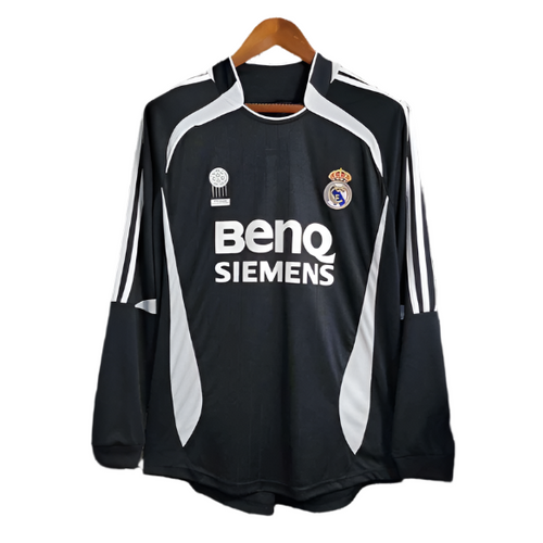 2006-2007 Real Madrid Away Shirt - Retro Long Sleeve Player Version