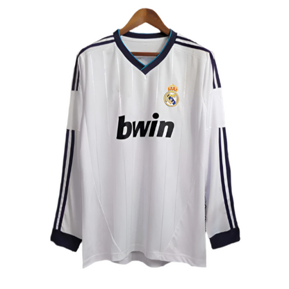 2012-2013 Real Madrid Home Shirt - Retro Long Sleeve Player Version