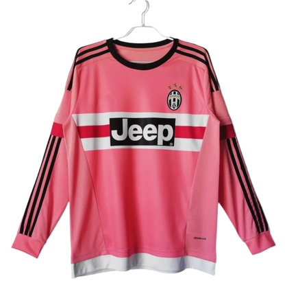 2015-2016 Juventus Away Shirt - Retro Long Sleeve Version