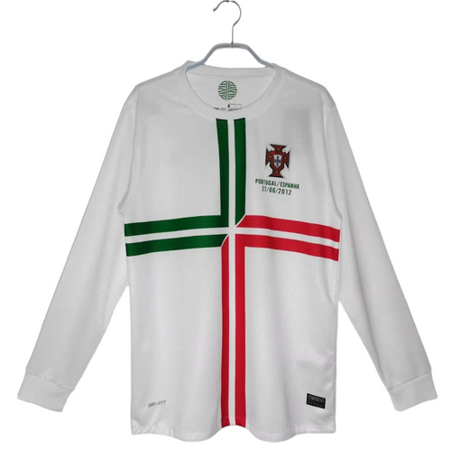 2012/2013 Portugal Home Shirt - Retro Long Sleeve Version