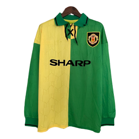 1992/94 Manchester United Away Shirt - Retro Long Sleeve