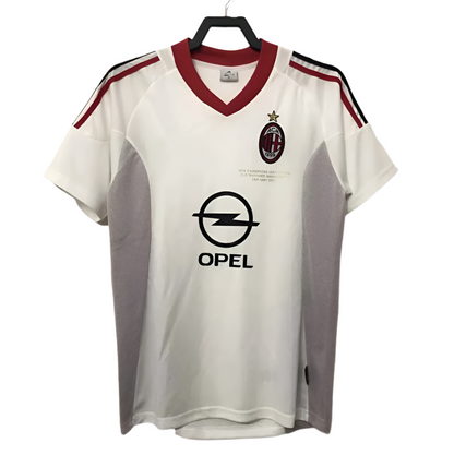 2002 AC Milan Visiting Field Retro Player Version Soccer Jersey