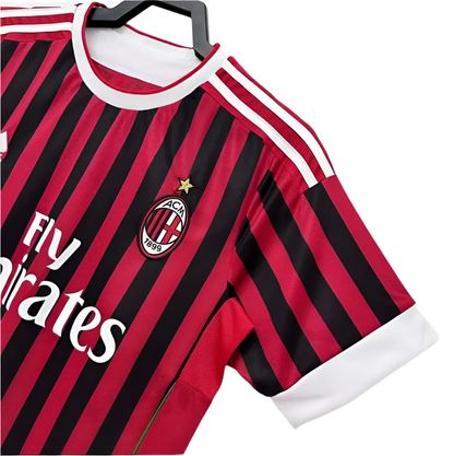 2011/12 AC Milan Home Retro Player Version Soccer Jersey