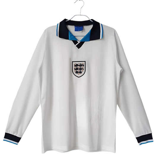 1996 Season Vintage England White Football Jersey - Classic Edition