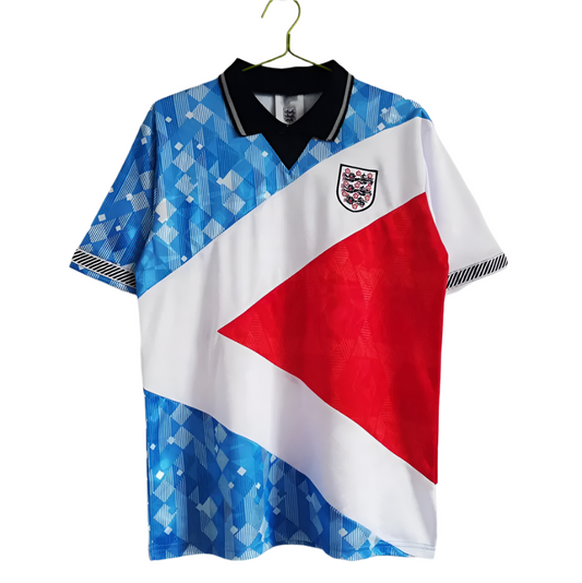 1990 Season Retro England Football Jersey - Vintage Edition 