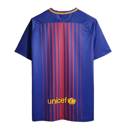 FC Barcelona 17/18 Home Shirt - Retro Short Sleeve Edition