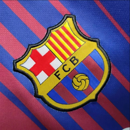 FC Barcelona 17/18 Home Shirt - Retro Short Sleeve Edition