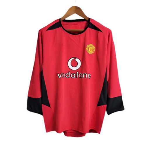 Manchester United 2002-2004 Långärmad Retro – Player Version