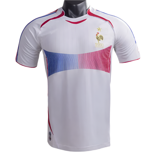 France 2006 Away Retro Football Jersey