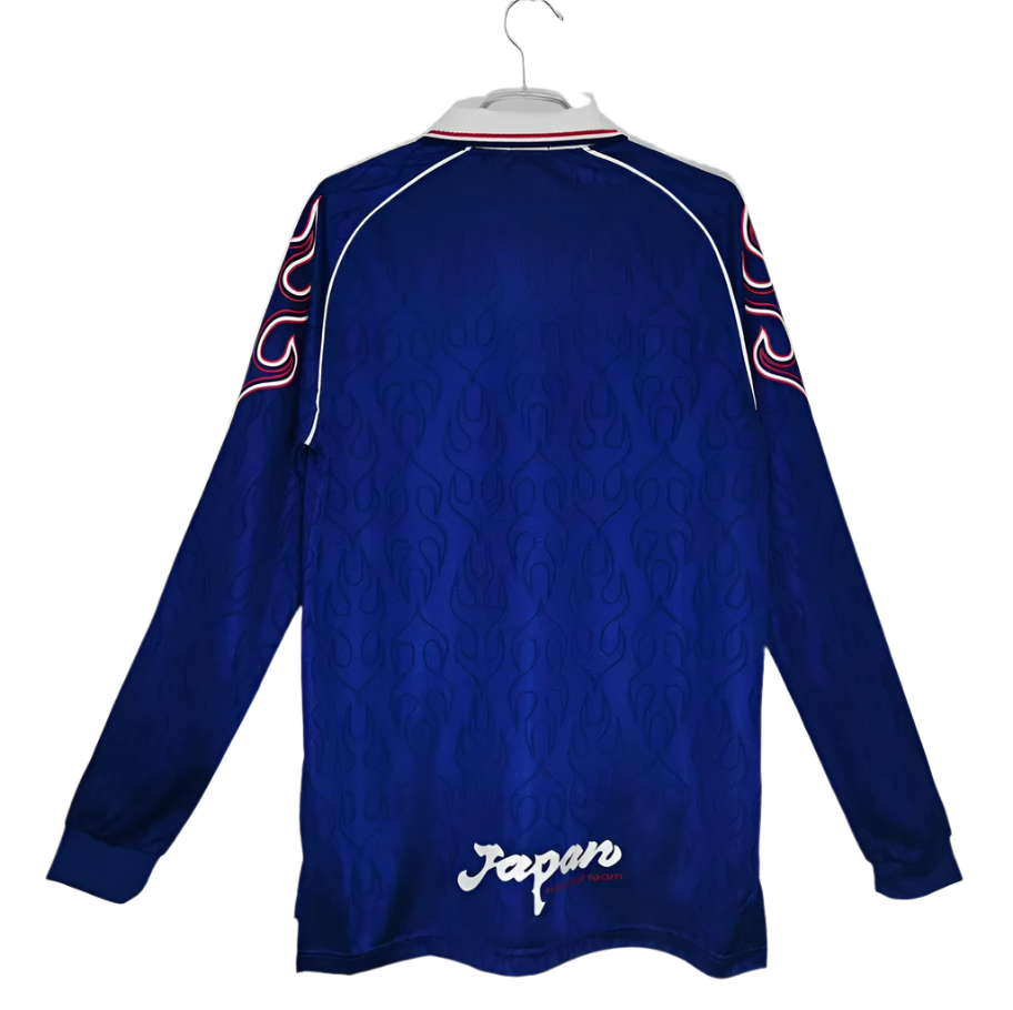 1998 Season Retro Japan Team Long Sleeves Football Jersey