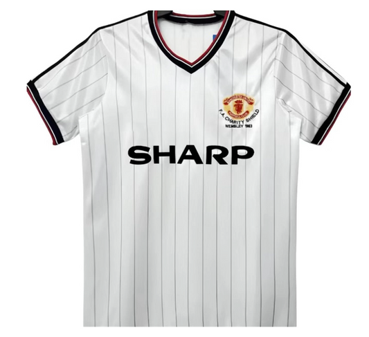 Manchester United Away Shirt Retro 1983 - Short Sleeve