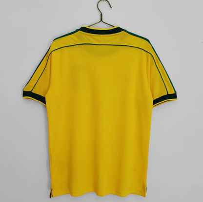 1998 Brazil Retro Soccer Jersey