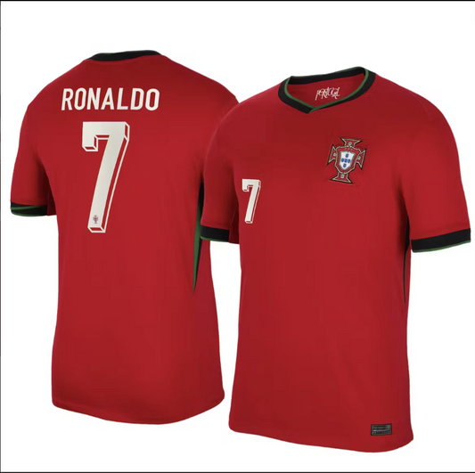 Child/Adult Football Shirt Ronaldo, Portugal, Jersey