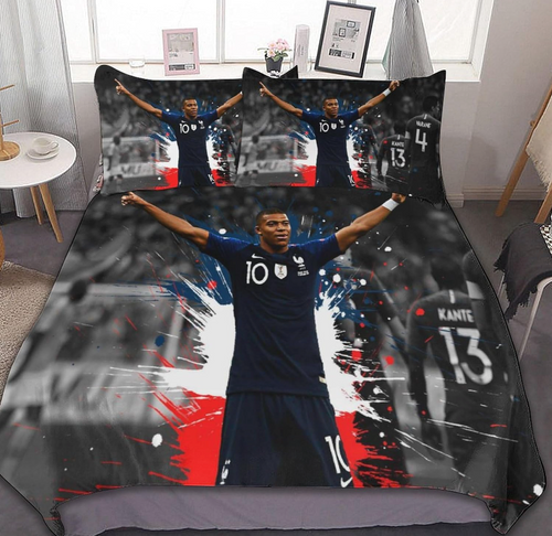 Mbappé WC - Soccer Duvet Cover