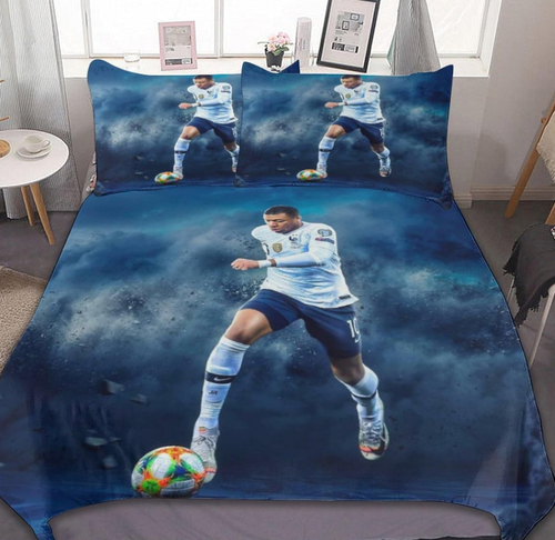 Mbappé France - Soccer Duvet Cover