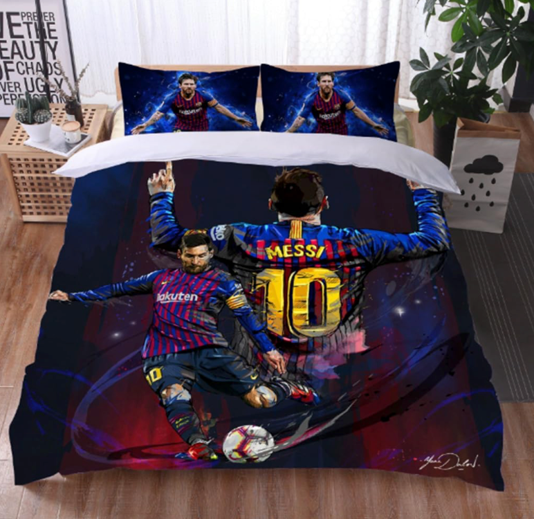 Messi Barcelona Legend - Soccer Duvet Cover