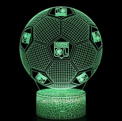 3D Football lamp