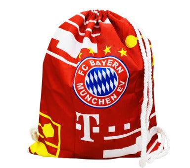 Bayern Munich Gym Bag - Red &amp; White Classic