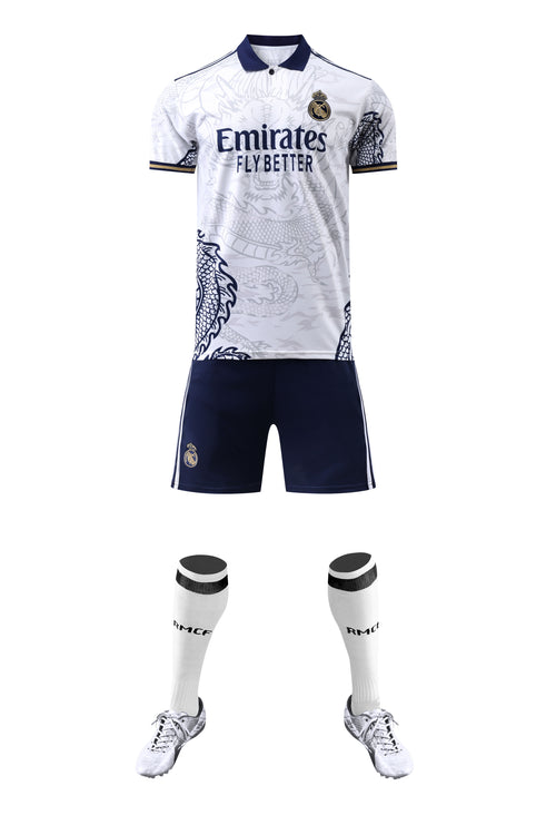 Kids/Adult Real Madrid Training Kit - Dragon Design Edition