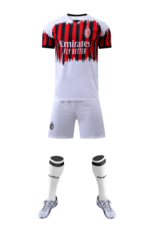 Child/Adult AC Milan – Sanke Edition White &amp; Red