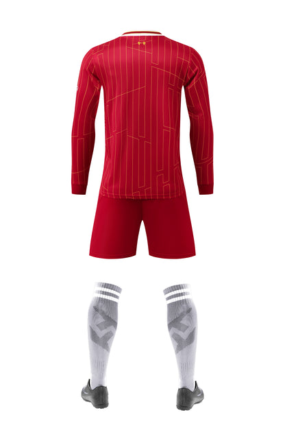 Kids/Adults Liverpool Long Sleeve Shirt - Home Spirit Edition