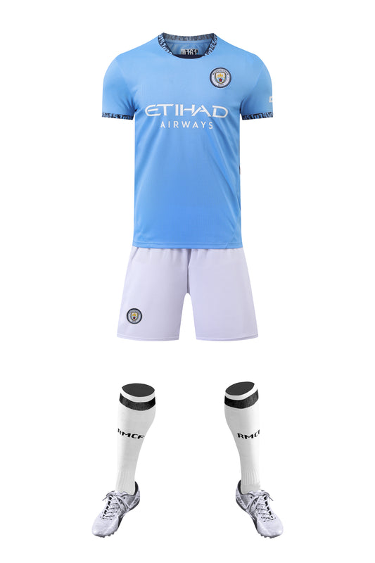 Barn/Vuxen Manchester City Hemmatröja – Sky Blue Legacy Edition