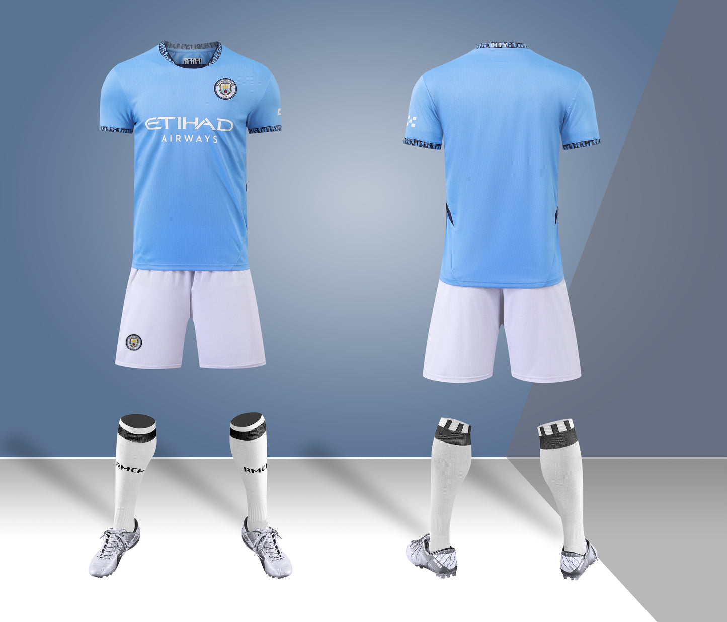 Barn/Vuxen Manchester City Hemmatröja – Sky Blue Legacy Edition